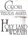 CORONA TIERRRA SANTA HOLY LAND WREATH - לוגו סימן מסחר