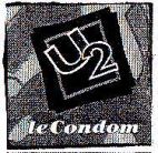 U2 le Condom - לוגו סימן מסחר