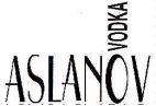 ASLANOV VODKA - לוגו סימן מסחר