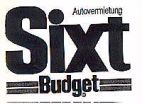 Sixt Budget Autovermietung - לוגו סימן מסחר