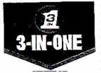 3 IN 1 3-IN-ONE - לוגו סימן מסחר