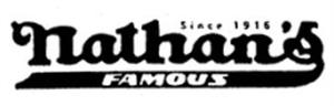 Nathan's FAMOUS Since 1916 - לוגו סימן מסחר רשום