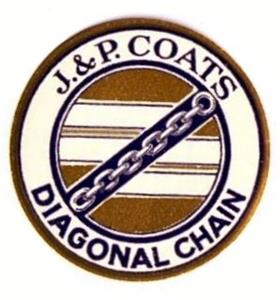 J.&.P. COATS DIAGONAL CHAIN - לוגו סימן מסחר