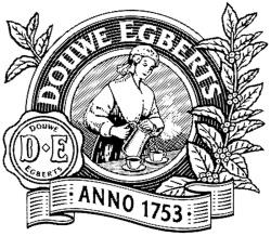 DOUWE EGBERTS ANNO 1753 D E - לוגו סימן מסחר רשום
