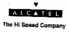 ALCATEL The Hi Speed Company - לוגו סימן מסחר