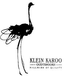 KLEIN KAROO OUDTSHOORN HALLMARK OF QUALITY - לוגו סימן מסחר רשום