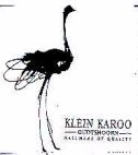 KLEIN KAROO - לוגו סימן מסחר