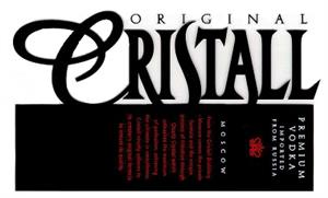 ORIGINAL CRISTALL PREMIUM VODKA IMPORTED FROM RUSSIA MOSCOW - לוגו סימן מסחר רשום