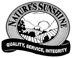 NATURE'S SUNSHINE QUALITY,SERVICE,INTEGRITY - לוגו סימן מסחר רשום