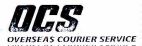 OCS OVERSEAS COURIER SERVICE - לוגו סימן מסחר