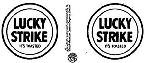 LUCKY STRIKE it's toasted - לוגו סימן מסחר רשום