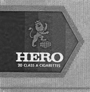 HERO 20 class A cigarettes - לוגו סימן מסחר רשום