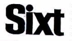 Sixt - לוגו סימן מסחר