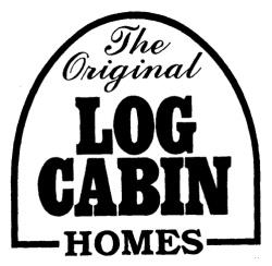 The Original LOG CABIN HOMES - לוגו סימן מסחר רשום