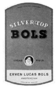 SILVER TOP BOLS LUCAS BOLS ERVEN LUCAS BOLS AMSTERDAM - לוגו סימן מסחר