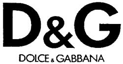D & G DOLCE & GABBANA - לוגו סימן מסחר רשום
