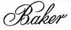 BAKER - לוגו סימן מסחר