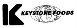 K KEYSTONE FOODS - לוגו סימן מסחר רשום