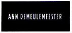 ANN DEMEULEMEESTER - לוגו סימן מסחר רשום