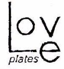 Love plates - לוגו סימן מסחר