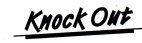 Knock Out - לוגו סימן מסחר