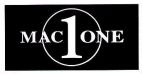 MAC ONE 1 - לוגו סימן מסחר