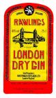 RAWLINGS LONDON DRY GIN - לוגו סימן מסחר