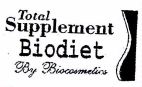Total Supplement Biodiet by Biocosmetics - לוגו סימן מסחר