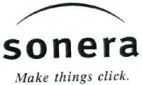 sonera Make things click. - לוגו סימן מסחר