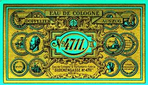 EAU DE COLOGNE DOPPELTER AUSZUG No. 4711 glockengasse no. 4711 - לוגו סימן מסחר רשום