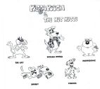 PIZZA POOCH & THE HUT MUTTS THE CAT SPEEDY TOPPER PUPERONE PIZZA POOCH - לוגו סימן מסחר