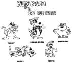 PIZZA POOCH & THE HUT MUTTS THE CAT SPEEDY TOPPER PUPERONE PIZZA POOCH - לוגו סימן מסחר
