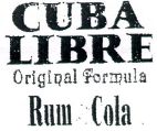 CUBA LIBRE Original Formula Rum Cola - לוגו סימן מסחר