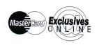 MASTERCARD EXCLUSIVE ON LINE - לוגו סימן מסחר