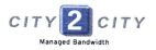CITY 2 CITY Managed Bandwith - לוגו סימן מסחר