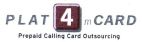 PLAT 4 m CARD Prepaid Calling Card Outsourcing - לוגו סימן מסחר