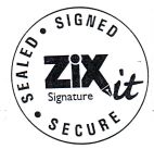 zIx.IT Signature SEALED SIGNED SECURE - לוגו סימן מסחר