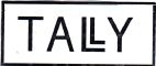 TALLY - לוגו סימן מסחר