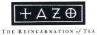 TAZO THE REINCARNATION OF TEA - לוגו סימן מסחר