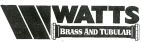 WATTS BRASS AND TUBULAR W - לוגו סימן מסחר