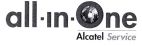 all-in-one Alcatel Service - לוגו סימן מסחר