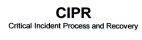 CIPR Critical Incident Process and Recovery - לוגו סימן מסחר