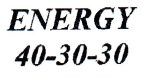 ENERGY 40-30-30 - לוגו סימן מסחר