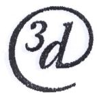 3d - לוגו סימן מסחר