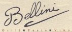 Bellini Grill Pasta Vino - לוגו סימן מסחר