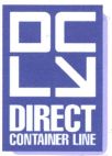 DCL DIRECT CONTAINER LINE - לוגו סימן מסחר