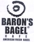 BARON'S BAGEL CAFE AMERICAN FRESH BAGEL - לוגו סימן מסחר