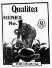Qualitea GENEX No.1 PURE CEYLON TEA Q THE WORLD LEADER - לוגו סימן מסחר