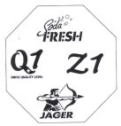 SODA FRESH Q+1 Z1 JAGER - לוגו סימן מסחר