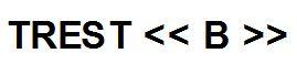 TREST << B >> - לוגו סימן מסחר רשום